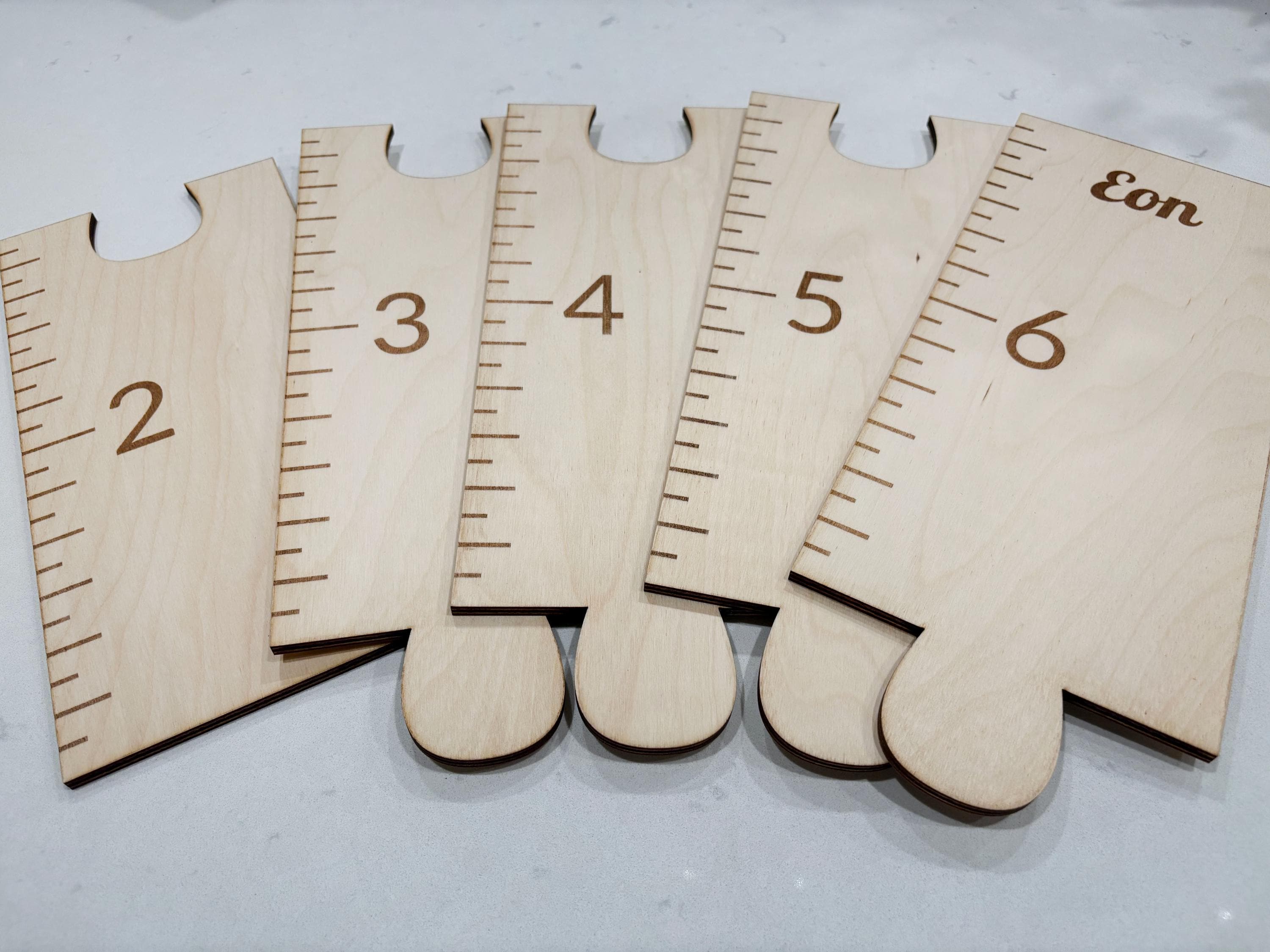 Personalized Kids Growth Chart With Memory Markers