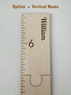 Personalized Kids Growth Chart With Memory Markers