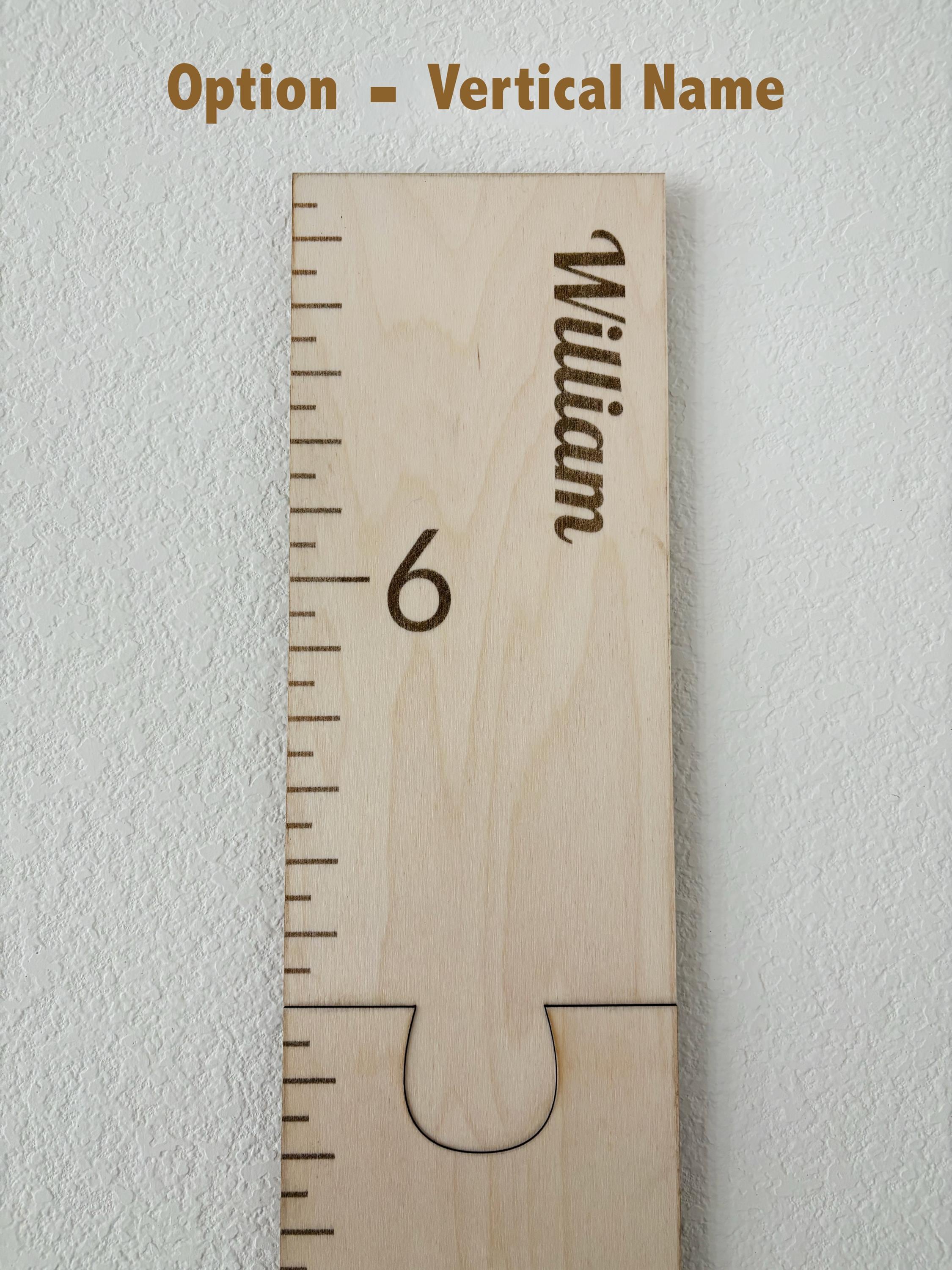 Personalized Kids Growth Chart With Memory Markers